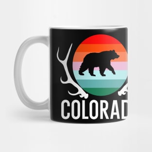 Colorado State Bear Adventure Travel Hiking Vintage Gift Mug